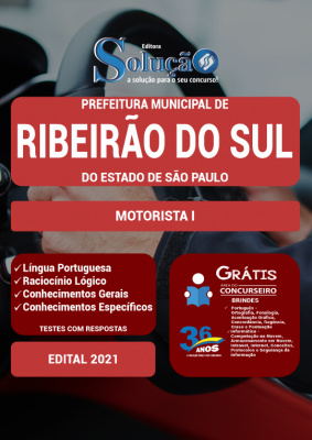 Apostila Prefeitura de Ribeirão do Sul - SP - Motorista I - Imagem 2