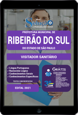 Apostila Prefeitura de Ribeirão do Sul - SP em PDF - Visitador Sanitário - Imagem 1