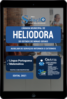 Apostila Câmara de Heliodora - MG em PDF - Auxiliar de Serviços Internos e Externos - Imagem 1