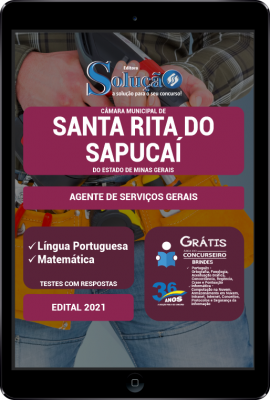 Apostila Câmara de Santa Rita do Sapucaí - MG em PDF - Agente de Serviços Gerais - Imagem 1