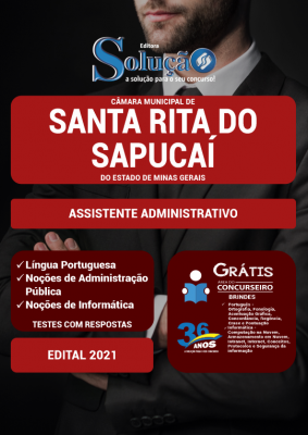 Apostila Câmara de Santa Rita do Sapucaí - MG - Assistente Administrativo - Imagem 2