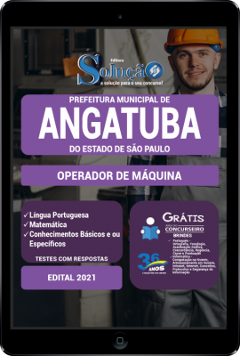 Apostila Prefeitura de Angatuba - SP em PDF - Operador de Máquina - Imagem 1