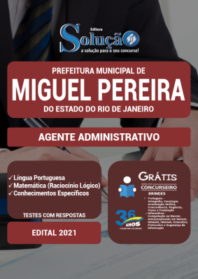 Apostila Prefeitura de Miguel Pereira - RJ - Agente Administrativo - Imagem 2