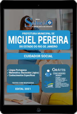 Apostila Prefeitura de Miguel Pereira - RJ em PDF - Cuidador Social - Imagem 1