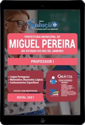 Apostila Prefeitura de Miguel Pereira - RJ em PDF - Professor I - Imagem 1