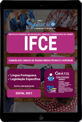 Apostila IFCE PDF - Comum aos Cargos de Ensino Médio/Técnico e Superior - Imagem 1