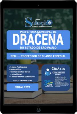 Apostila Prefeitura de Dracena - SP em PDF - PEB I - Professor de Classe Especial - Imagem 1