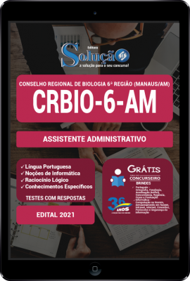 Apostila CRBio-06-AM em PDF - Assistente Administrativo - Imagem 1