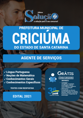 Apostila Prefeitura de Criciúma - SC - Agente de Serviços - Imagem 2