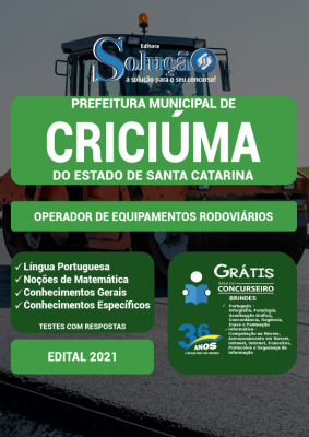 Apostila Prefeitura de Criciúma - SC - Operador de Equipamentos Rodoviários - Imagem 2