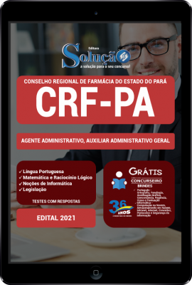 Apostila CRF-PA em PDF - Agente Administrativo e Auxiliar Administrativo Geral - Imagem 1