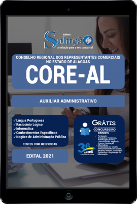 Apostila CORE-AL em PDF - Auxiliar Administrativo - Imagem 1