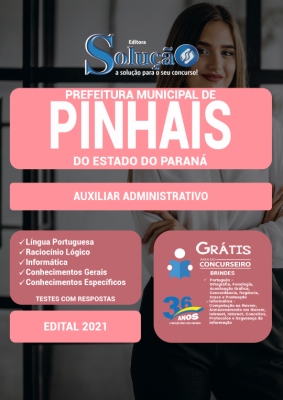 Apostila Prefeitura de Pinhais - PR - Auxiliar Administrativo - Imagem 2