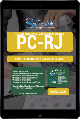 Apostila PC-RJ em PDF - Investigador Policial de 3ª Classe - Imagem 1