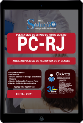 Apostila PC-RJ em PDF - Auxiliar Policial de Necropsia de 3ª Classe - Imagem 1