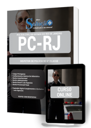 Capa Apostila PC-RJ - Inspetor de Polícia de 6ª Classe