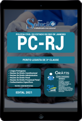 Apostila PC-RJ em PDF - Perito Legista de 3ª Classe - Imagem 1