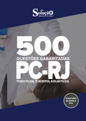 Caderno de Questões PC-RJ - 500 Questões Gabaritadas (Técnico Policial de Necropsia e Auxiliar Policial) - Imagem 2