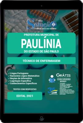 Apostila Prefeitura de Paulínia - SP em PDF - Técnico de Enfermagem - Imagem 1