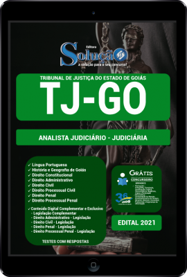 Apostila TJ-GO em PDF - Analista Judiciário - Judiciária - Imagem 1