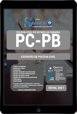 Apostila PC-PB em PDF - Escrivão de Polícia Civil - Imagem 1