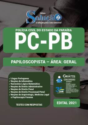 Apostila PC-PB - Papiloscopista - Área: Geral - Imagem 2