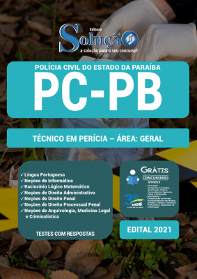 Apostila PC-PB - Técnico em Perícia - Área: Geral - Imagem 2