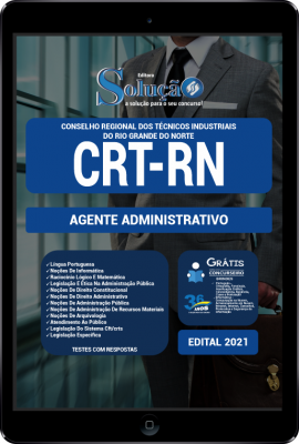 Apostila CRT-RN em PDF - Agente Administrativo - Imagem 1