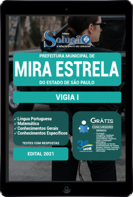 Apostila Prefeitura de Mira Estrela - SP em PDF - Vigia I - Imagem 1