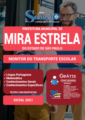 Apostila Prefeitura de Mira Estrela - SP - Monitor do Transporte Escolar - Imagem 2