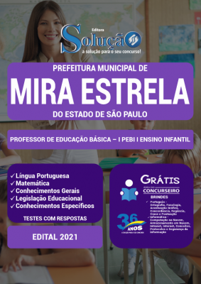 Apostila Prefeitura de Mira Estrela - SP - Professor de Educação Básica I - PEB I Ensino Infantil - Imagem 1