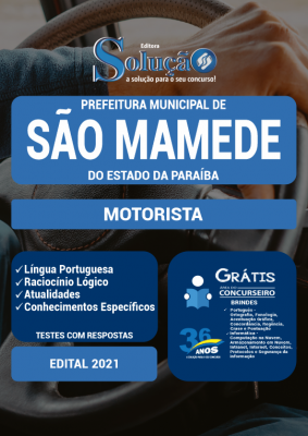 Apostila Prefeitura de São Mamede - PB - Motorista - Imagem 2