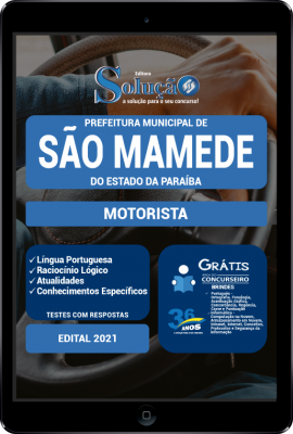 Apostila Prefeitura de São Mamede - PB em PDF - Motorista - Imagem 1