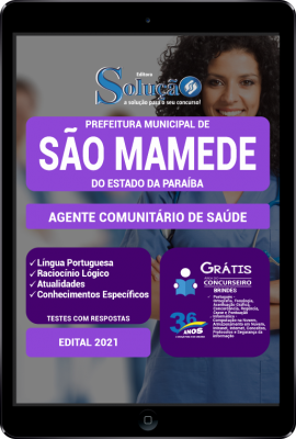 Apostila Prefeitura de São Mamede - PB em PDF - Agente Comunitário de Saúde - Imagem 1