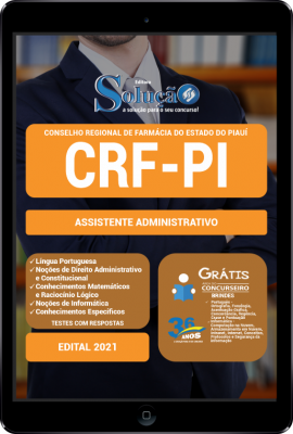 Apostila CRF-PI em PDF - Assistente Administrativo - Imagem 1