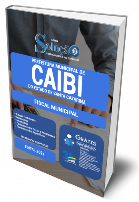 Apostila Prefeitura de Caibi - SC - Fiscal Municipal - Imagem 1