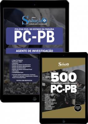 Combo PC-PB - Agente de Investigação - Imagem 1