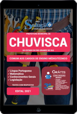 Apostila Prefeitura de Chuvisca - RS em PDF - Comum aos Cargos de Ensino Fundamental: Carpinteiro, Eletricista, Operador de Máquina e Pedreiro - Imagem 1