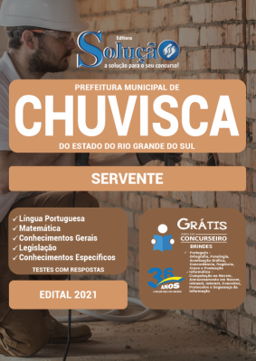 Apostila Prefeitura de Chuvisca - RS - Servente - Imagem 2