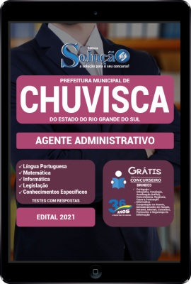 Apostila Prefeitura de Chuvisca - RS em PDF - Agente Administrativo - Imagem 1