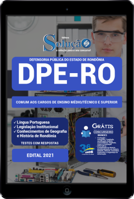 Apostila DPE-RO em PDF - Comum aos Cargos de Ensino Médio/Técnico e Superior - Imagem 1