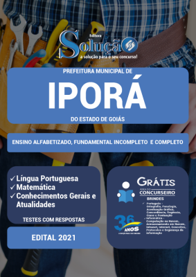 Apostila Prefeitura de Iporá - GO - Ensino Alfabetizado, Fundamental Incompleto e Completo - Imagem 2