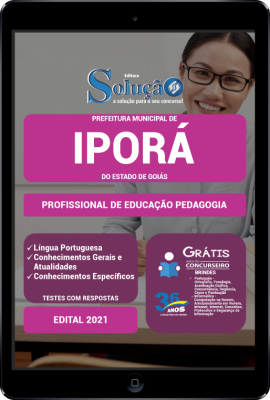 Apostila Prefeitura de Iporá - GO em PDF - Profissional de Educação Pedagogia - Imagem 1