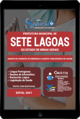 Apostila Prefeitura de Sete Lagoas - MG em PDF - Agente de Combate ás Endemias e Agente Comunitário de Saúde - Imagem 1