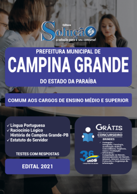 Apostila Prefeitura de Campina Grande - PB - Comum aos Cargos de Ensino Médio e Superior - Imagem 2