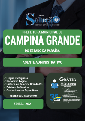 Apostila Prefeitura de Campina Grande - PB - Agente Administrativo - Imagem 2