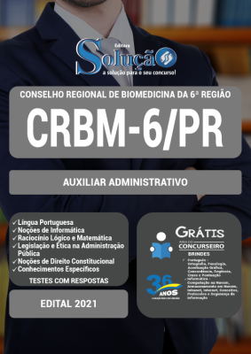 Apostila CRBM 6 - Auxiliar Administrativo - Imagem 2