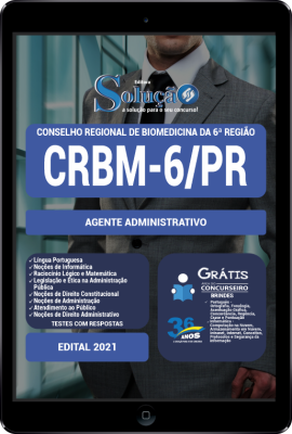 Apostila CRBM 6 em PDF - Agente Administrativo - Imagem 1