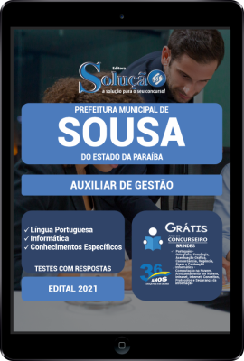 Apostila Prefeitura de Sousa - PB em PDF - Auxiliar de Gestão - Imagem 1