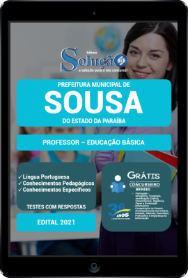 Apostila Prefeitura de Sousa - PB em PDF - Professor - Educação Básica - Imagem 1